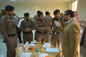 Jamoum Department of Chemistry Holds (How to Deal with Chemical Substances) Course for Civil Defense Officers